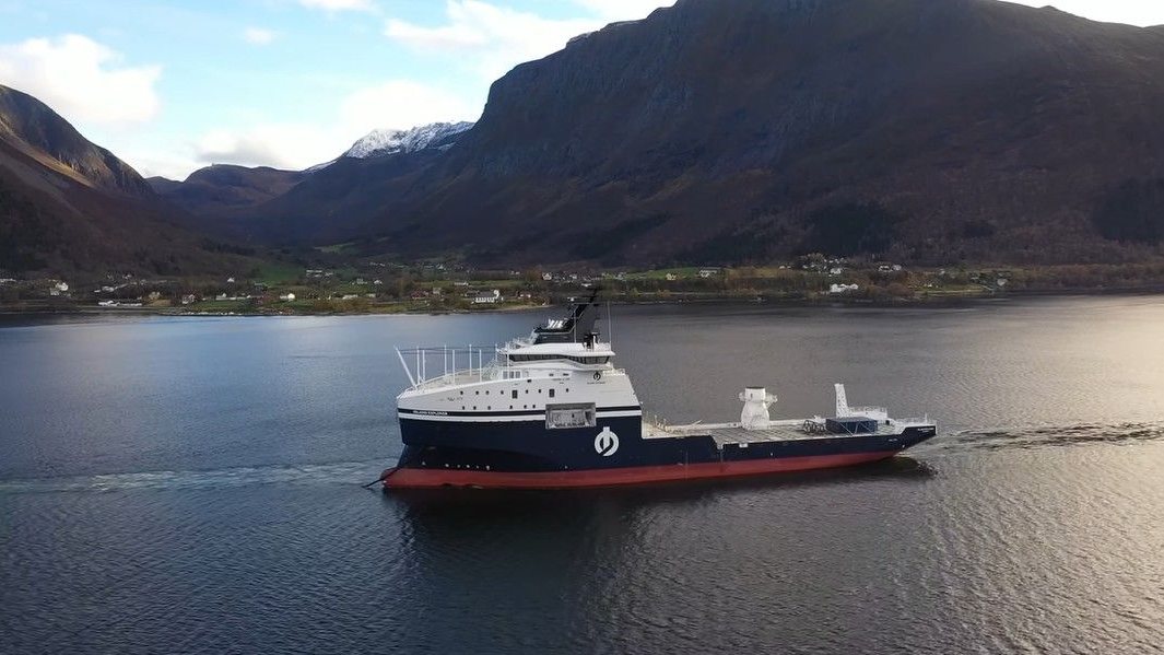 WATCH: Second Island Offshore ocean energy construction vessel in Norway for completion