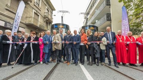 Swiss tramway extended further into France