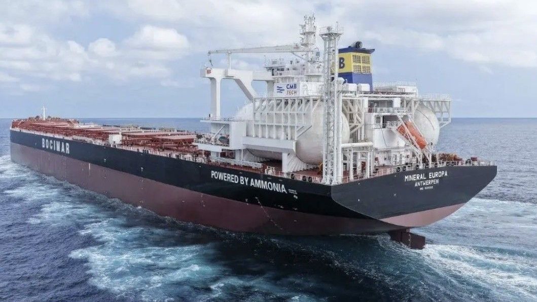 'World’s first' commercial ship-to-ship green ammonia bunkering performed in China