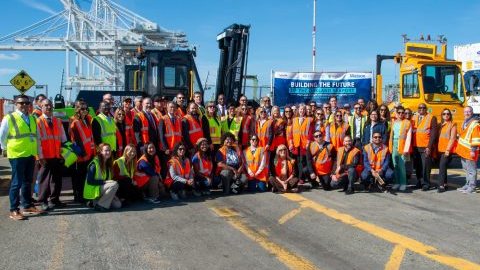 Oakland marks start of works to electrify Matson Terminal