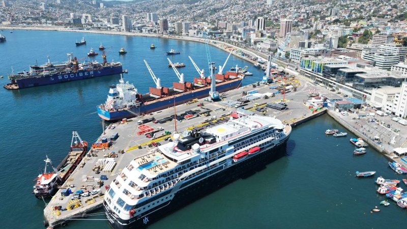 Increase in Cruise Ship Calls Reported for Valparaíso