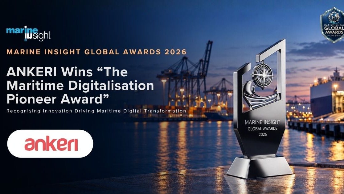 Ankeri Solutions Named Maritime Digitalisation Pioneer At Marine Insight Global Awards 2026