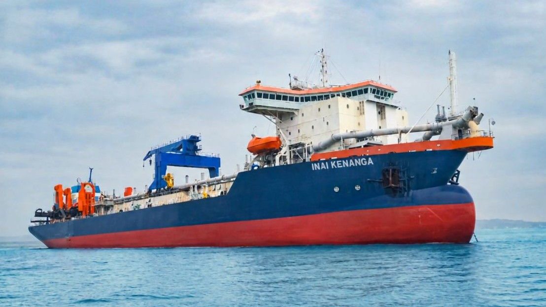 BREAKING NEWS: Keyfield takes delivery of TSHD Inai Kenanga