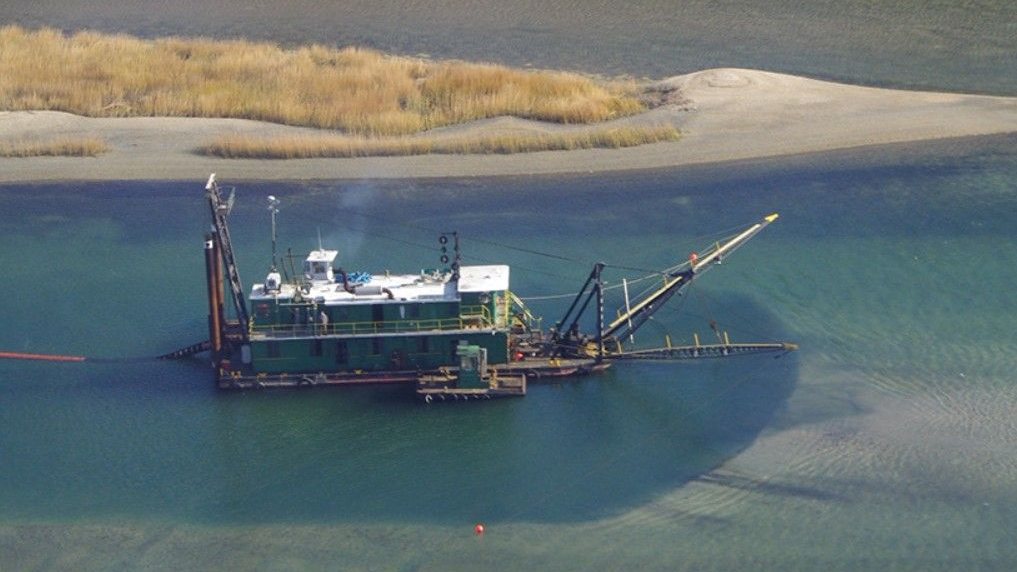 Dredging begins at Double Creek Channel entrance