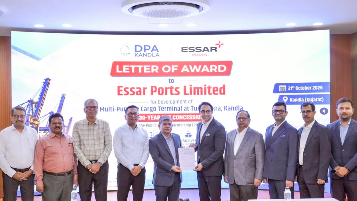 Essar Ports secures award for new multipurpose cargo terminal at Kandla