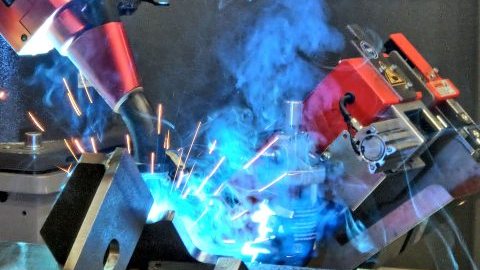 Turnout manufacturer commissions welding robot