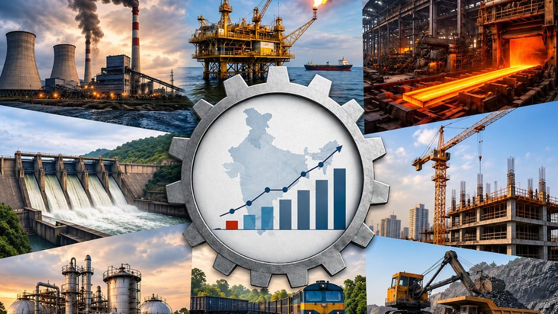 India Core Sector Growth Reaches 7.9% as Coal and Refinery Output Strengthen