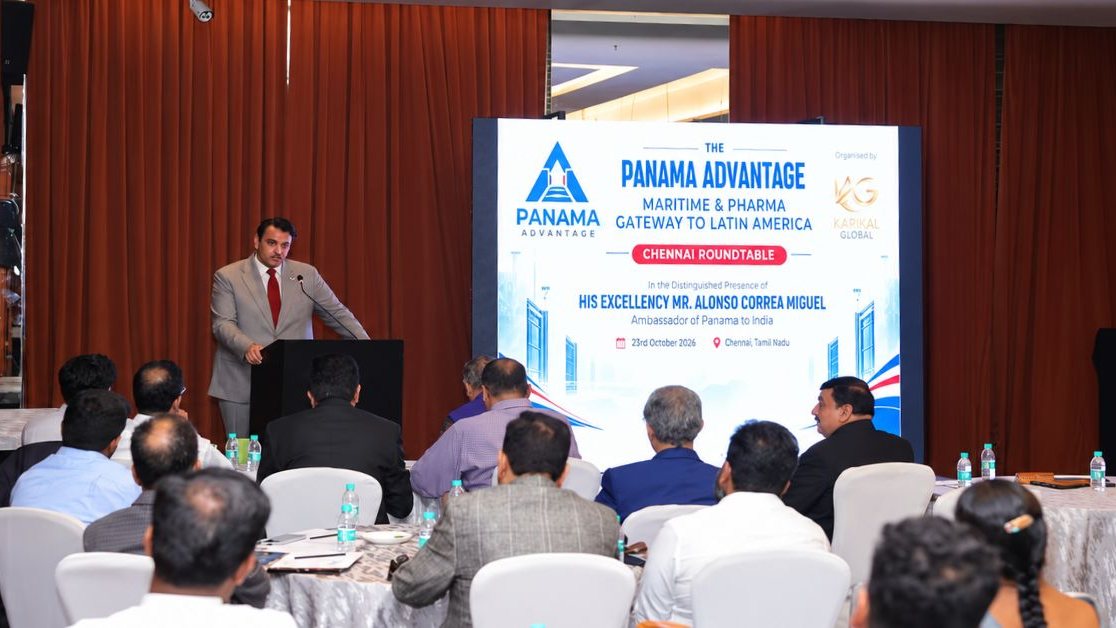 Panama–Tamil Nadu Trade Talks Target Maritime and Pharma Opportunities