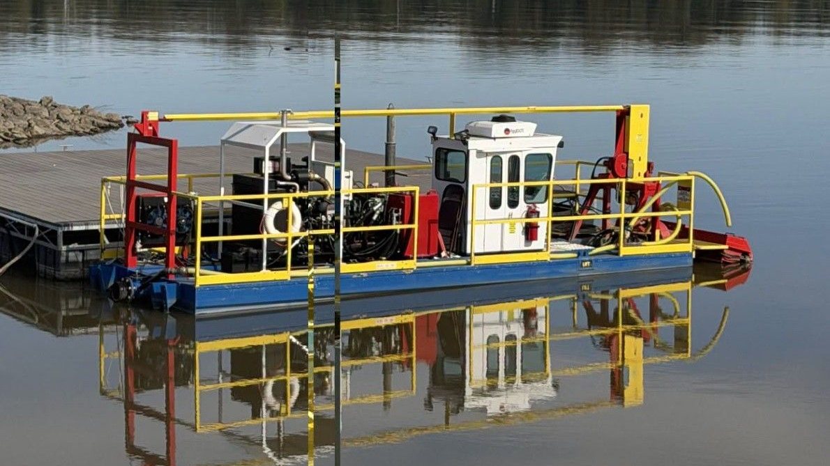 Dredging underway at Nipper Park marina