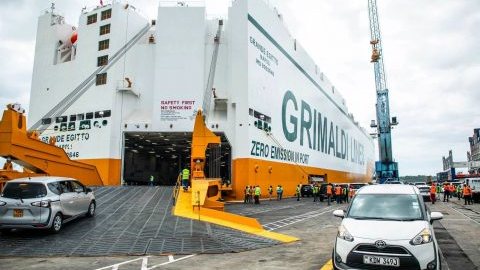 New Grimaldi vessels serve growing East Africa vehicle trade