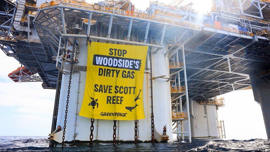 Two Protesters Arrested for Boarding Offshore Gas Platform off Australia