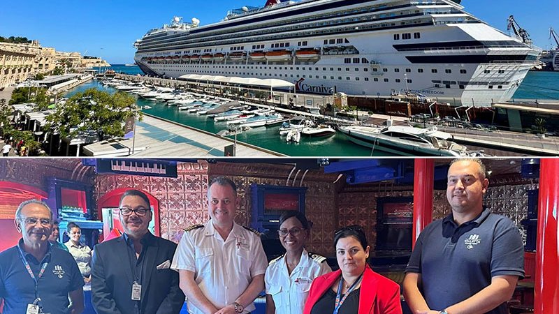 Carnival Freedom Makes Maiden Call to Valletta