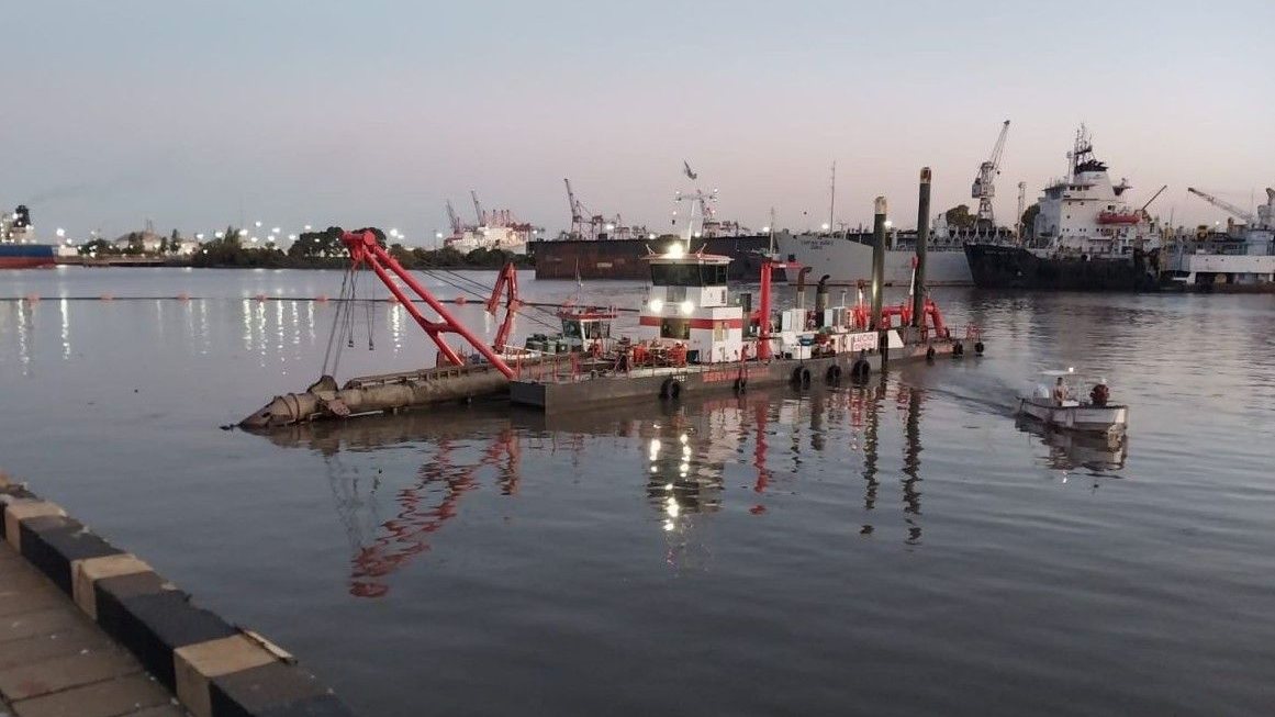Damen CSD500 wraps up Syncrolift dredging job
