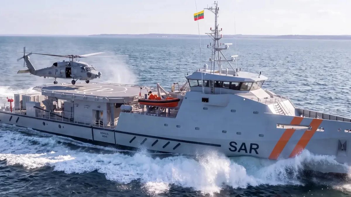 Damen Partners with Lithuanian Navy for SAR Vessel