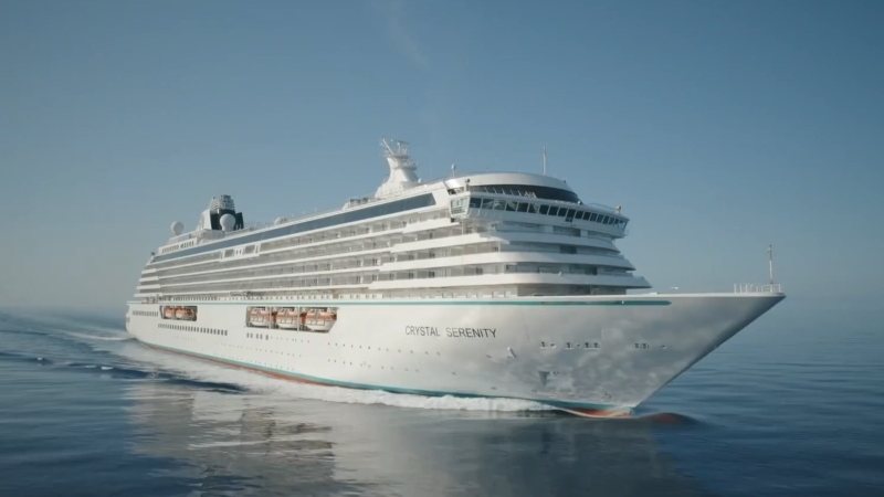 Crystal Serenity Enters Drydock for Major Refurbishment