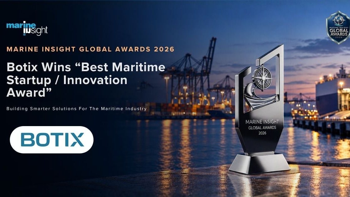 Botix Chosen As The Best Maritime Startup At Marine Insight Global Awards 2026