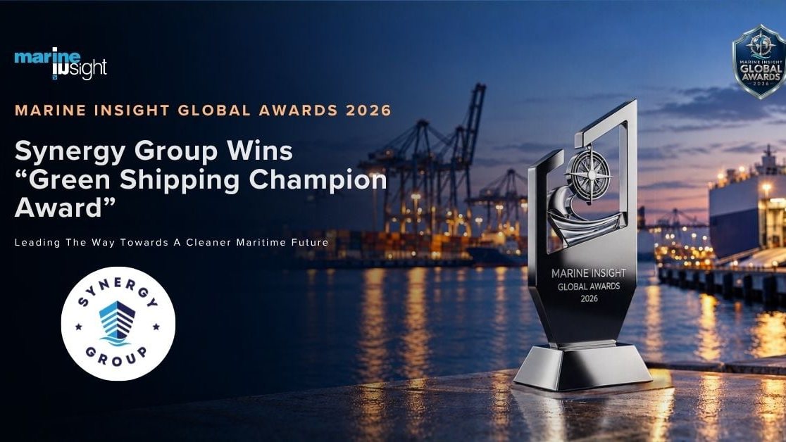 Synergy Marine Group Named “Green Shipping Champion” For Decarbonization & Fleet Sustainability