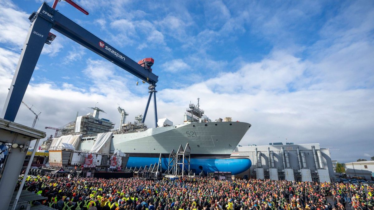 Seaspan Lays the Keel for Canada's Biggest Domestically-Built Icebreaker