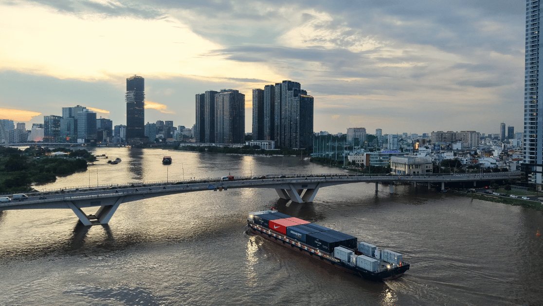CMA CGM Launches 100% Electric Barge In Vietnam To Support Nike’s Decarbonisation Efforts