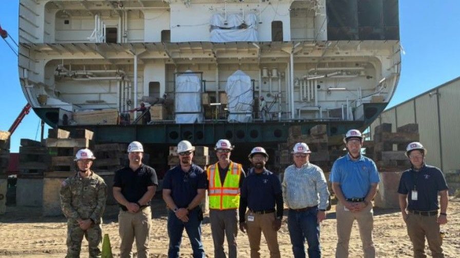 Work on USACE's newest hopper dredger Donnelly in full swing