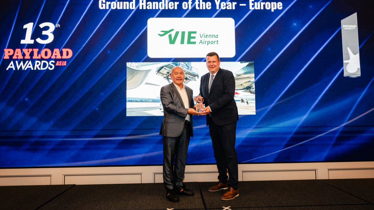 Payload Asia Awards 2026: Vienna Airport named Europe’s Best Ground Handler for the third time