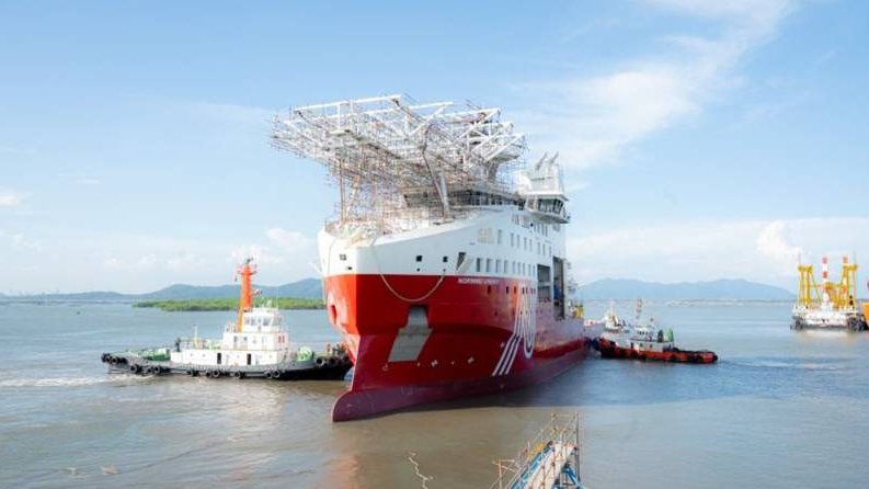 Vard Launches New Energy Construction Vessel for Norwegian Owner