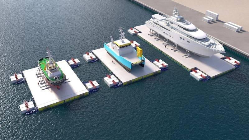 Mammoet, Port of Argentia Plan Floating Dry Dock, Marine Repair Facility
