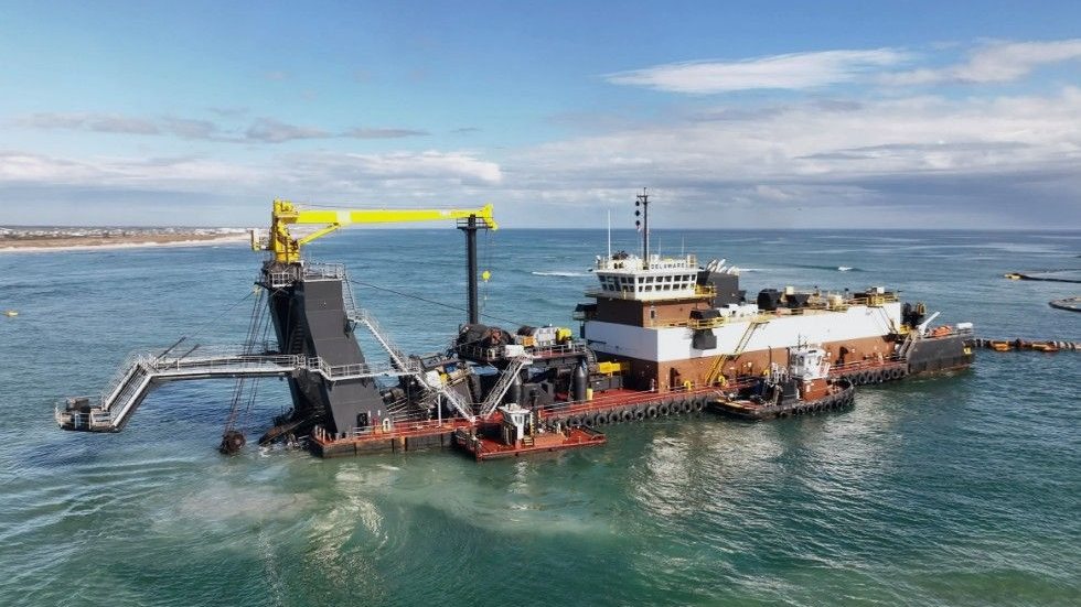 Norfolk Dredging gears up for Stone Harbor beach replenishment