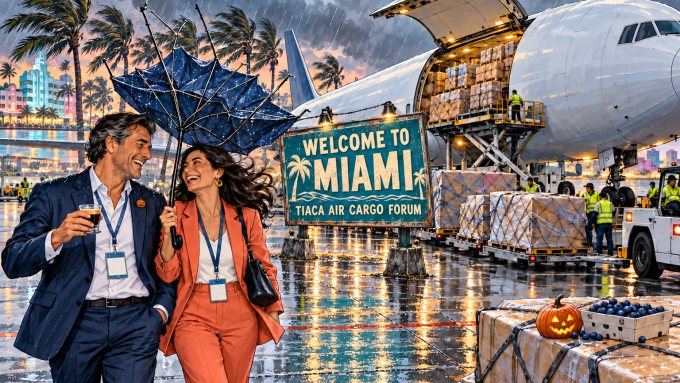 Full planes and fond farewells: air cargo does Miami