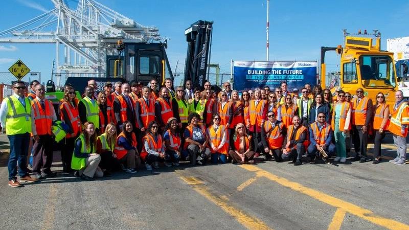 Port of Oakland's Matson Terminal Begins Construction to Electrify Cargo Handling Fleet