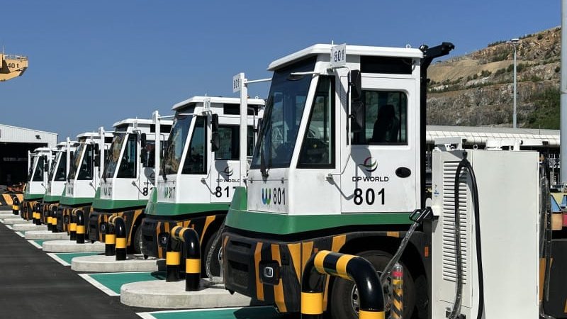 DP World Equips Busan Terminal with Electric Yard Tractors