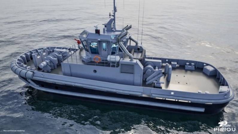 French Navy Orders 16 Heavy-Duty Tugboats from Piriou