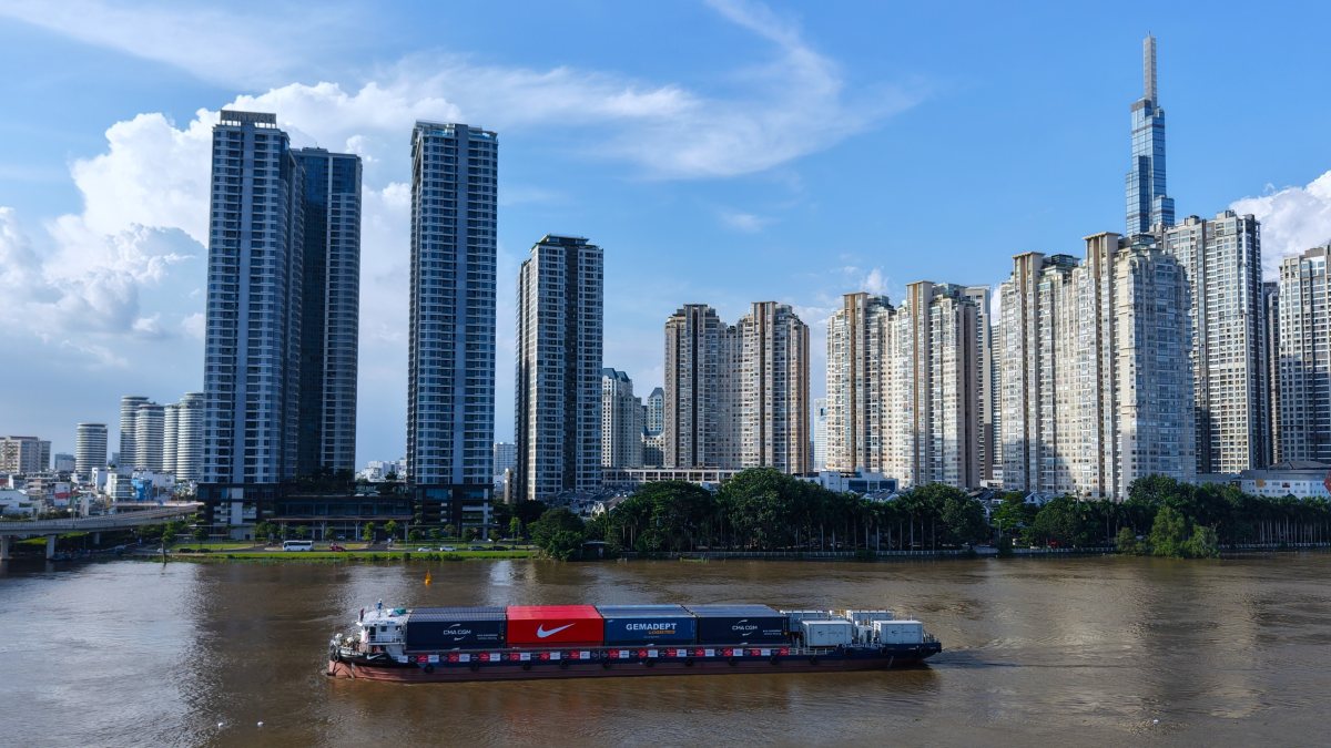 CMA CGM, Nike and Gemadept officially launch electric barge in Vietnam