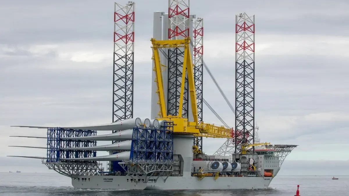 Dogger Bank B Wind Turbine Installation Passes Halfway Mark
