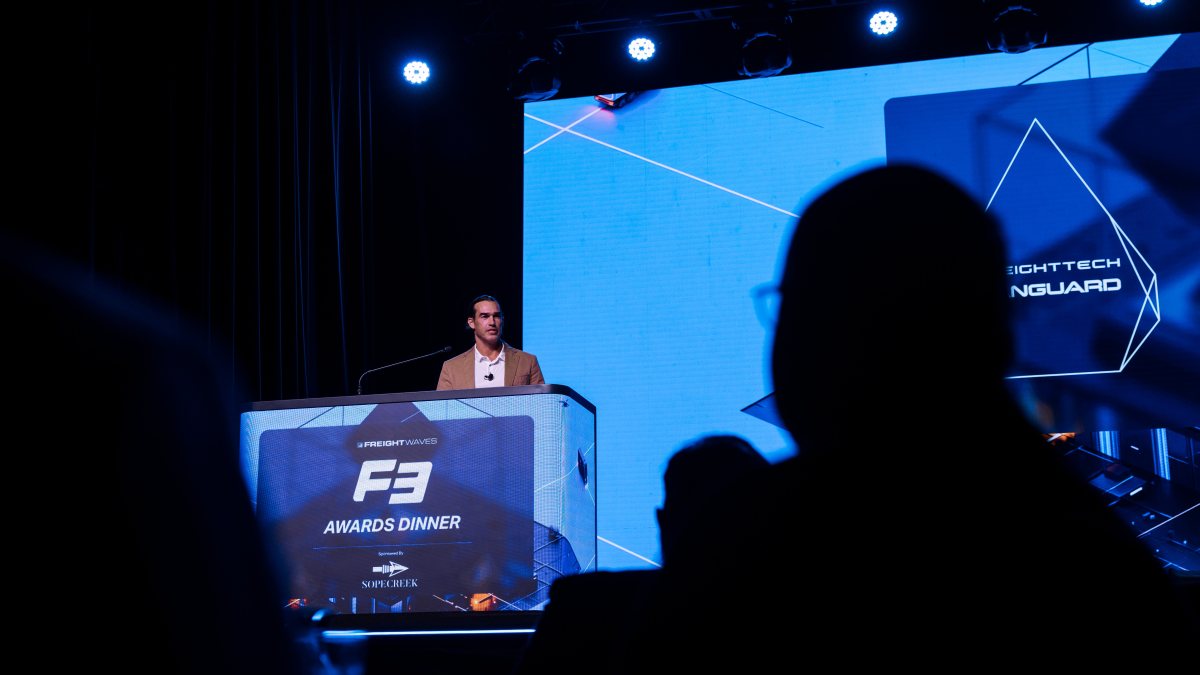 Jett McCandless named first FreightTech Vanguard Award winner at F3