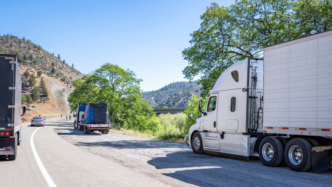 Stopped Trucks Carry Hidden Risk