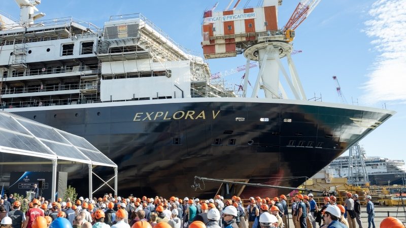 Explora Journeys Celebrates Milestones for Ships 5 and 6 at Fincantieri