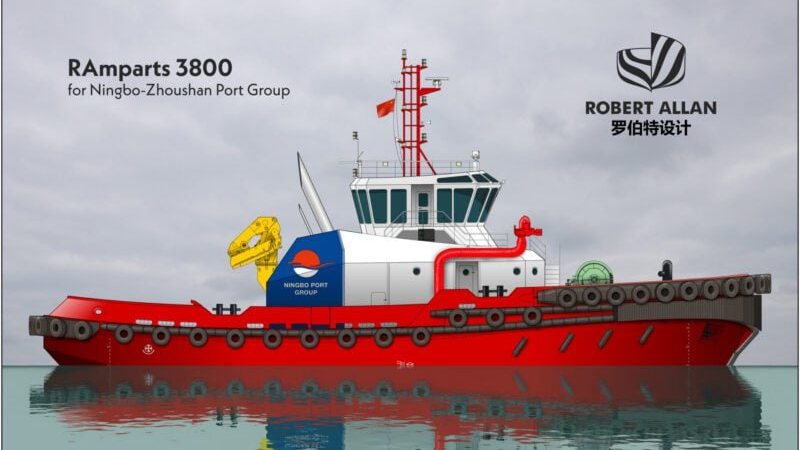 New RAmparts 3800 Ship-Handling/Fire-Fighting 2 Tug Design for Ningbo Port