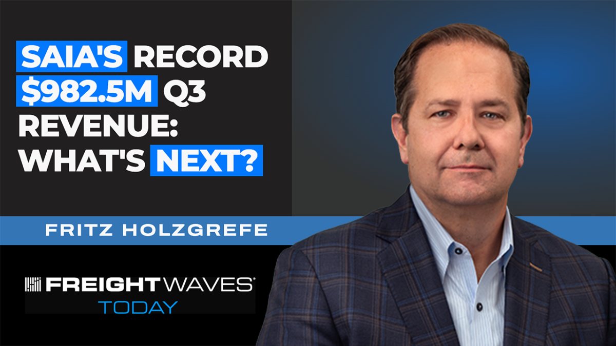SAIA’s Record $982.5M Q3 Revenue | What’s Next?