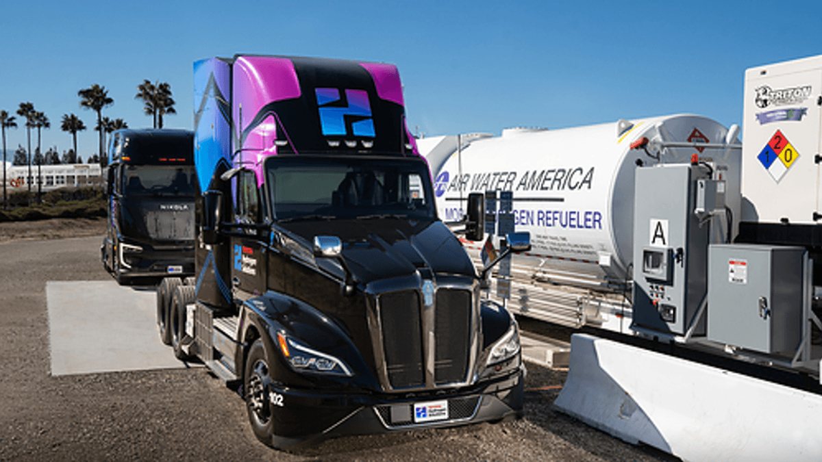 Toyota installs mobile hydrogen fueling devices at California freight yard