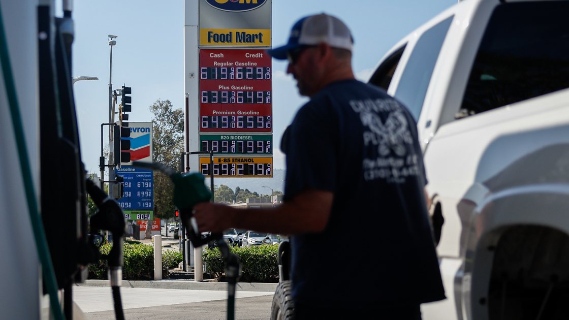 Gasoline price average under Trump surpasses Biden era