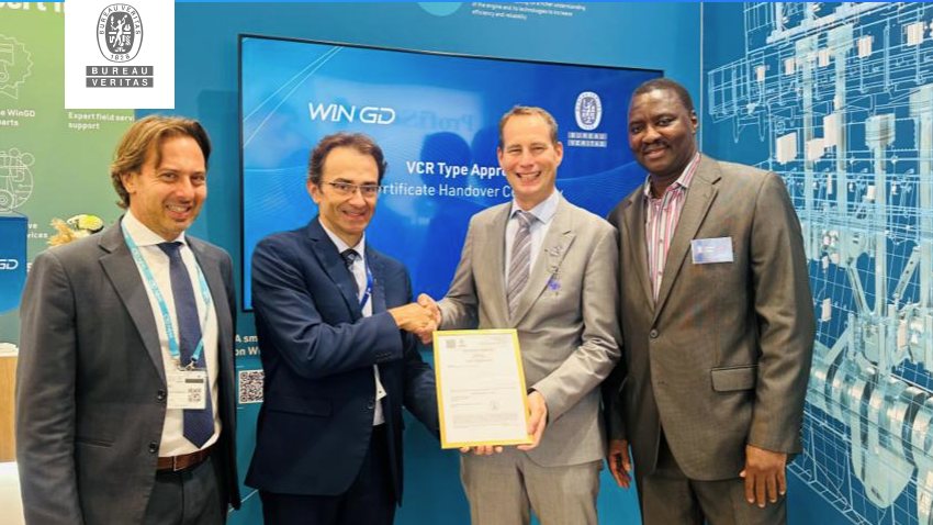 Bureau Veritas grants type approval to WinGD’s variable compression technology