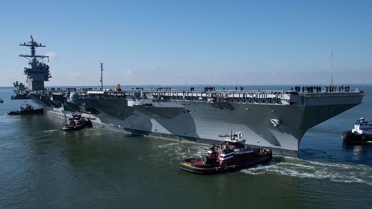 Builder's sea trials completed for US Navy aircraft carrier Kennedy