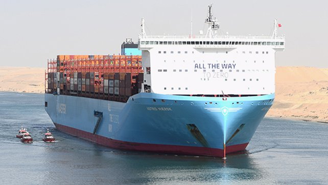First Maersk – Gemini Cooperation Flagship Transits Suez Canal