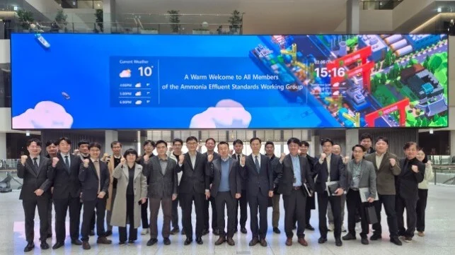 KR, Korean Govt., and Partner Set Standards for Ammonia Effluent Discharge