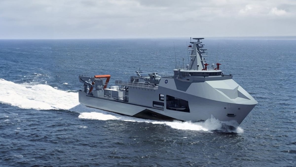 Keel laid for new Polish Navy salvage and rescue ship
