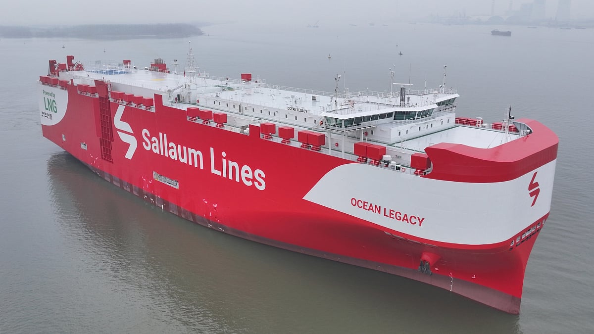 Sallaum Lines takes delivery of third dual-fuel car carrier in series