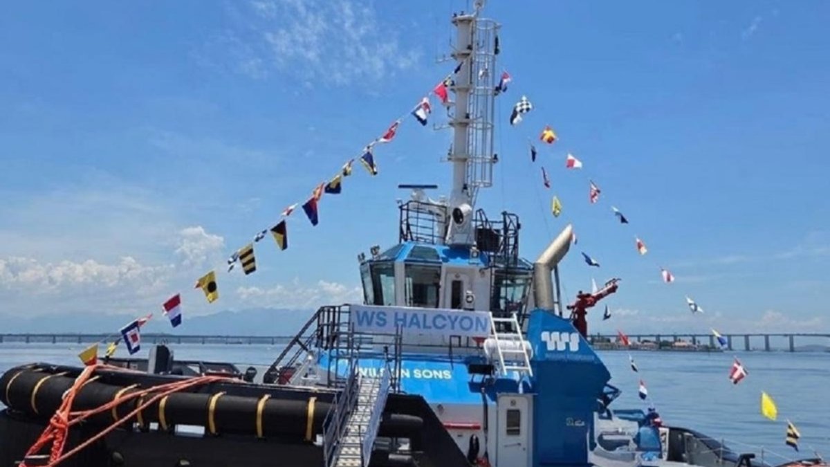Wilson Sons advances in fleet renewal with launch of tugboat in Rio