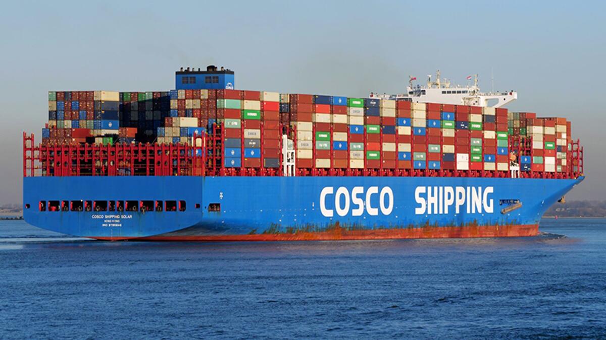 COSCO once again crosses Hormuz through a corridor controlled by Iran.