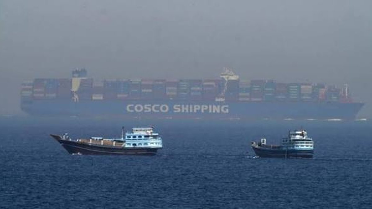 Conflict in the Middle East leaves around 140 container ships stranded in the Gulf.